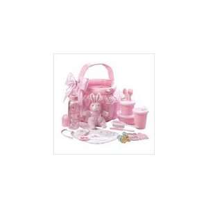  Sweet Soft Baby Basket Set in Pink: Health & Personal Care