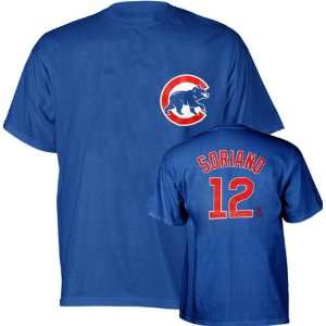  Chicago Cubs Alfonso Soriano YOUTH Name and Number T Shirt 