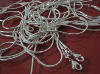  5pcs 925 silver snake chain necklace 2MM 24 22 20 18 16  