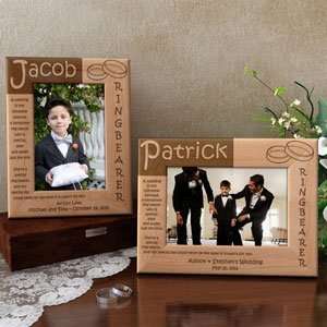  Personalized Ring Bearer Poem Wooden Picture Frame: Home 