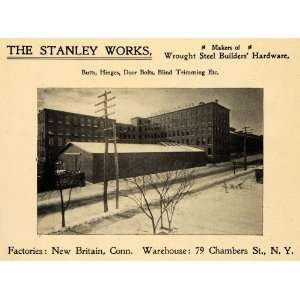  1900 Ad Stanley Work Wrought Steel Builder Hardware 79 