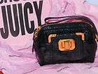 NWT Juicy Couture Gemlock Black Patent Leather Wristlet Clutch Wallet