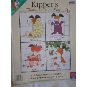  Kipper The Dog Colors Puzzle 15 large pieces NEW: Toys 