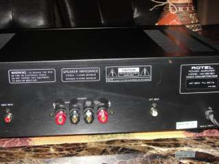   RB 981 AMPLIFIER AUDIOPHILE 2 CHANNEL AMP IN GREAT CONDITION  