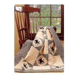  Star N Berries Quilted Throw Blanket: Home & Kitchen