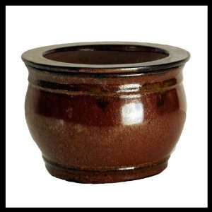  6 Copper Round African Violet Pot: Patio, Lawn & Garden