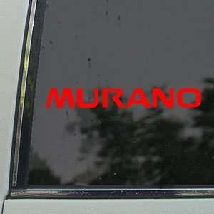  Nissan Red Decal Murano GTR SE R S15 S13 350Z Car Red 