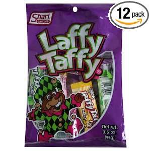 Shari Laffy Taffy, 3.5 Ounce Bags (Pack of 12)  Grocery 