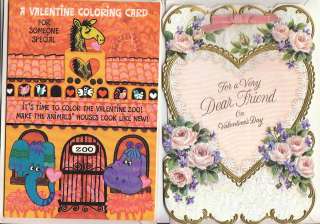  Vintage VALENTINE Greeting Cards 1960 70s DUTCH GIRL Cinderella  