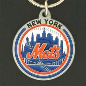  New York Mets Zinc Team Logo Key Ring