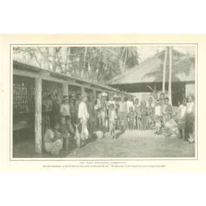    1905 Print Moro Exchange At Zamboanga Philippines 