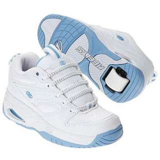 Athletics Heelys Kids Shimmer Pre/Grade White/Light Blue Shoes 