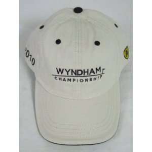  Wyndham Championship Golf Hat Cream 2010 ADG NEW Sports 