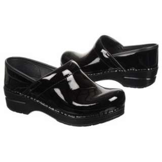 Womens Dansko Wide Pro Black Patent Shoes 
