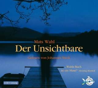 Der Unsichtbare Mats Wahl Hörbuch Hörbücher CD NEU  