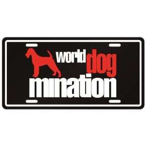 New  Irish Terrier  World Dog   Mination  License Plate Dog  