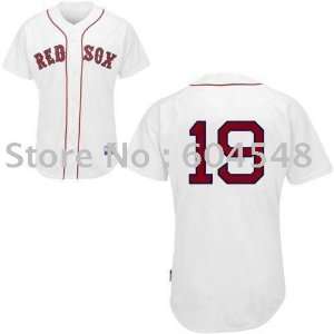  boston red sox #19 josh beckett white baseball jersey 
