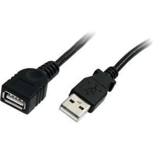 10 ft Black USB 2.0 Extension Cable A to A   M/F. USB EXTENSION CABLE 