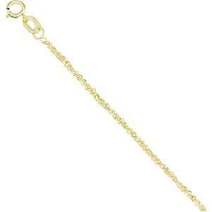  14K Yellow Gold Sparkle Singapore Chain   24 inches 