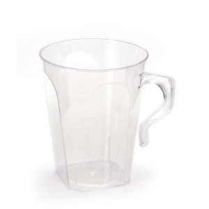  Clear 8.5 oz. Plastic Coffee Mugs   8 Count. Kitchen 