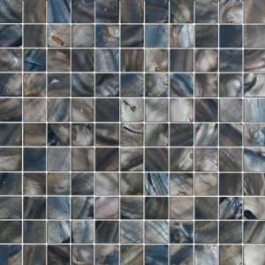  Cobalt Blue Shell   1x1 Gray Blue Shell Tile