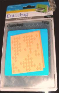 Cuttlebug Embossing Folder DIAMONDS IN THE ROUGH Sizzix 093573316074 