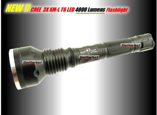 SKY RAY 3T6 4000Lm 3x CREE XM L XML T6 LED Flashlight Torch 818  