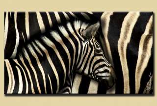 Zebra & Afrika Bild / Leinwand / Bilder / Wandbild Tier 4260254410291 