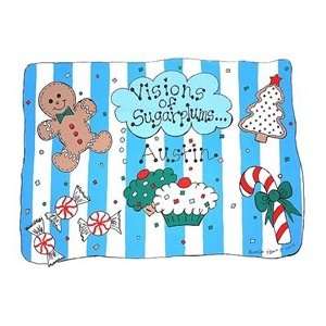  Sugar Plums Personalized Pillowcase for boys