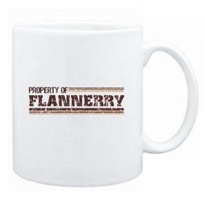  New  Property Of Flannerry Retro  Mug Name