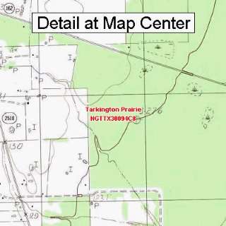   Map   Tarkington Prairie, Texas (Folded/Waterproof)