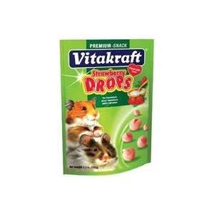  6 PACK STRAWBERRY DROP FOR HAMSTER, Color STRAWBERRY 