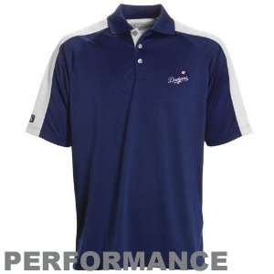   Dodgers Royal Blue Force Performance Polo
