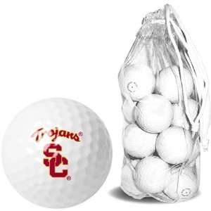  USC Trojans NCAA 15 Golf Ball Clear Pack: Sports 
