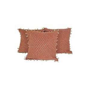 Cotton cushion covers, Honeycomb (set of 3)