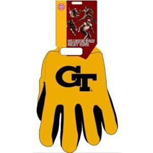  Georgia Tech Yellowjackets NCAA Two Tone Gloves: Sports 
