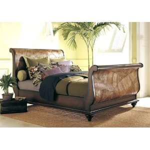   Finish Queen Size Wooden Sleigh Bed 