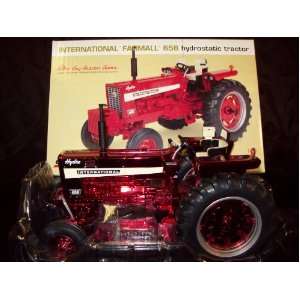  RED CHROME International IH Farmall 656 Toy Tractor Times 