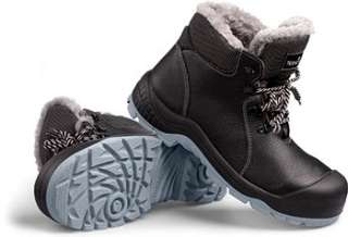 Mens Leather Insulated Winter Palladium Casual Boots  