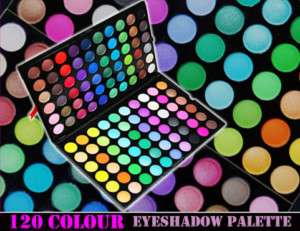 120 Matte Shimmer Colours Eye Shadow Palette Set Kit  