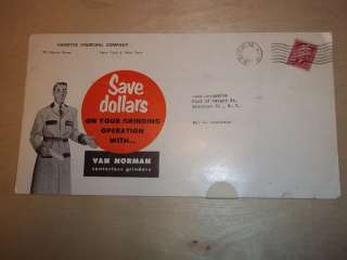 Vtg Van Norman Co Mailer/Catalog/Pop up~Grinders/Tools  