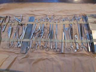   WWI J.Sklar Military Doctors Medical Field Kit,Tools & Instruments