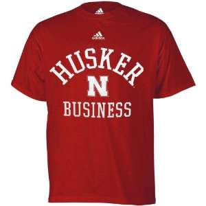   Nebraska Cornhuskers Major Study T Shirt   Scarlet 