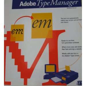 Adobe Type Manager   Windows Version   3.5 and 5.25 Floppy 