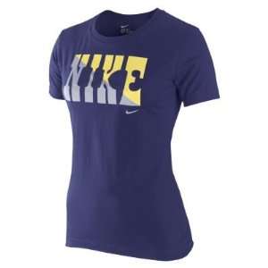  Nike Womens Graphic Print T Shirt Tee Purple Size XXL 