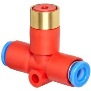 SMC KE Residual Pressure Relief Valve with Push Button Guard and Push 