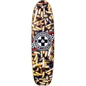  Black Label Cancer Stick Ripper Skateboard Deck   8.0 