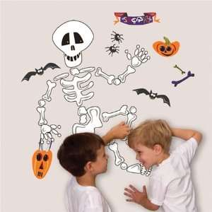  Build Your Own Skeleton Wall Stickers