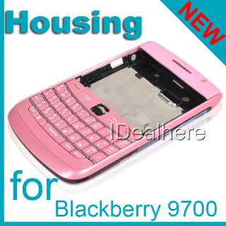 Pink Full Housing Case Cover for Blackberry 9700  