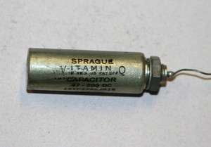Sprague Vitamin Q .47 uf MFD 200 VDC Capacitor Cap Volt 181P47452S15 